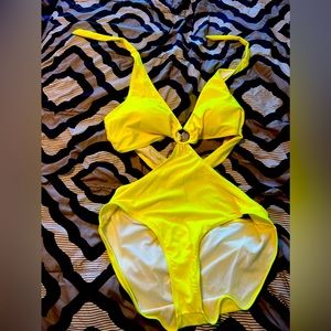 Shein Yellow one piece